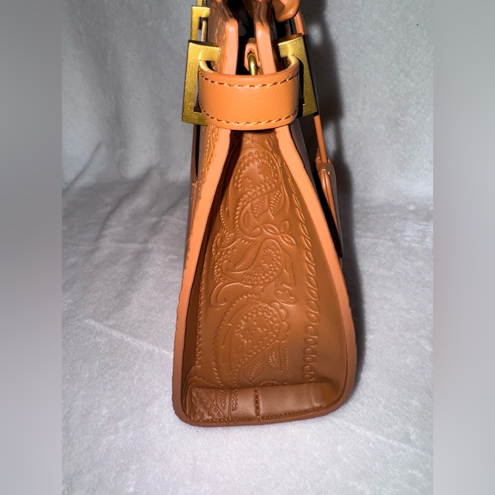 NDG Paris Paisley Brown Medium Bag - Picture 4 of 8